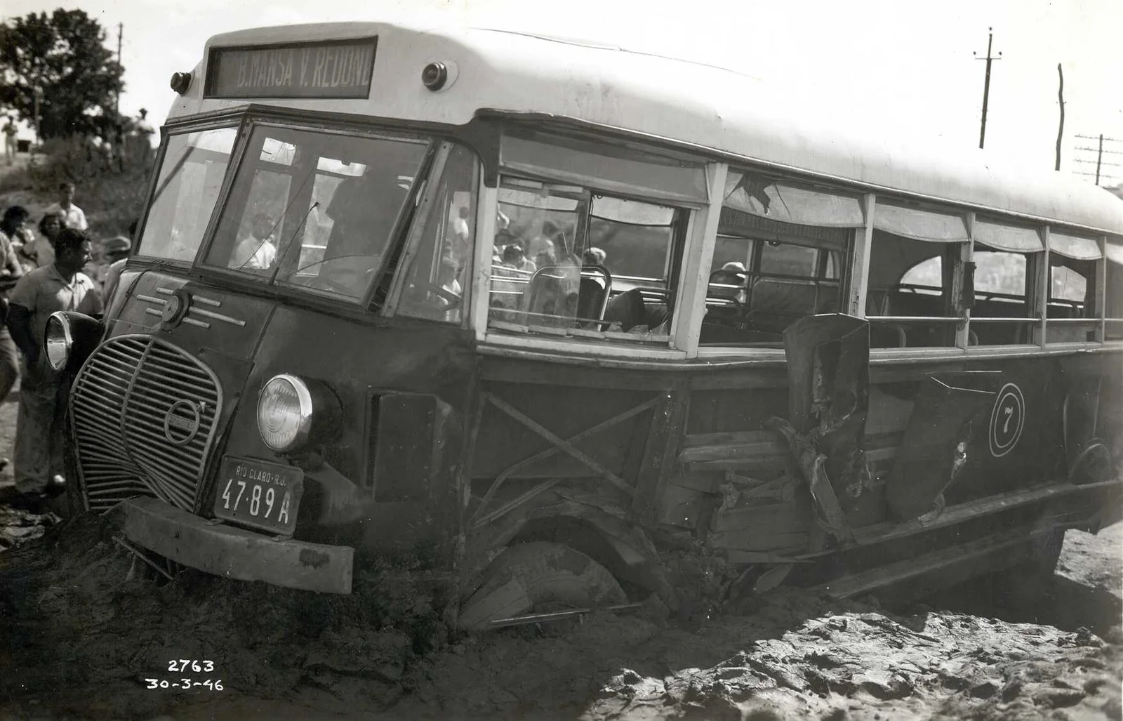 Fotografia histórica de Volta Redonda em identificação