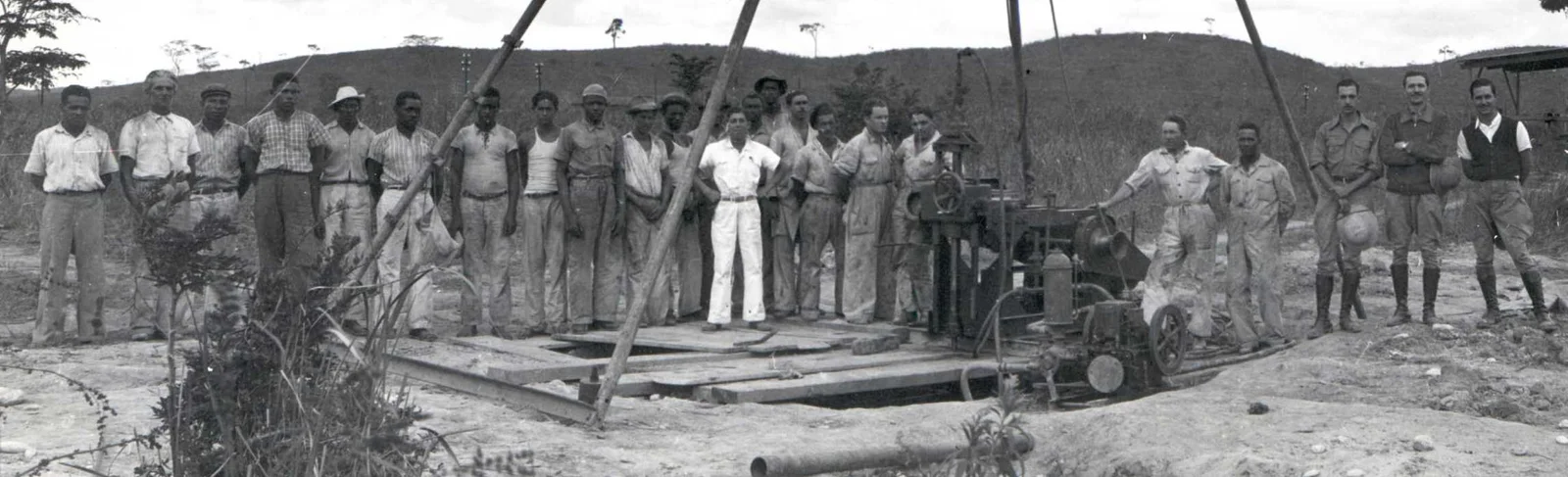 Fotografia histórica de Volta Redonda em identificação