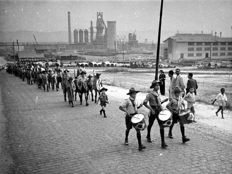 Fotografia histórica de Volta Redonda em identificação