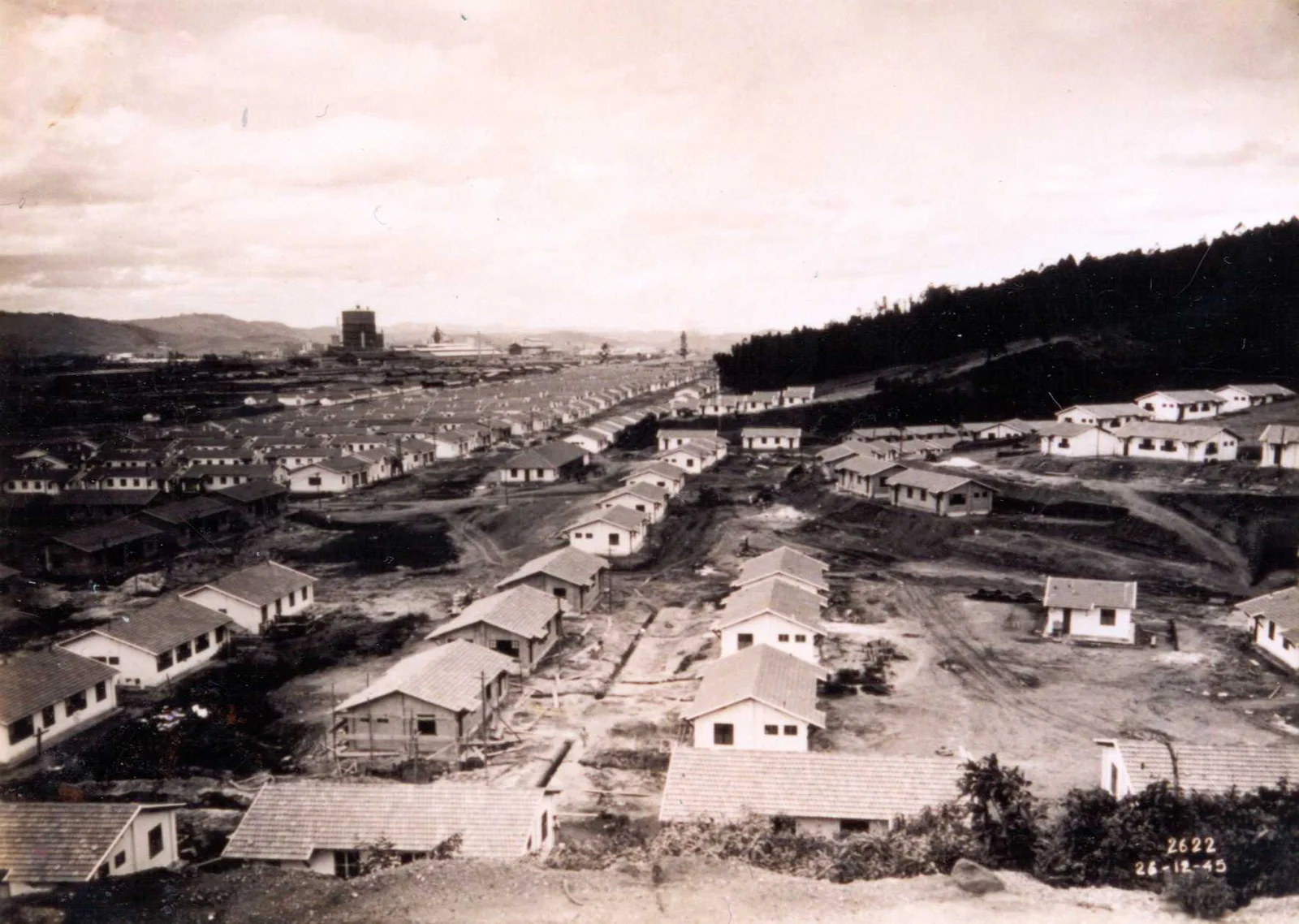 Fotografia histórica de Volta Redonda em identificação