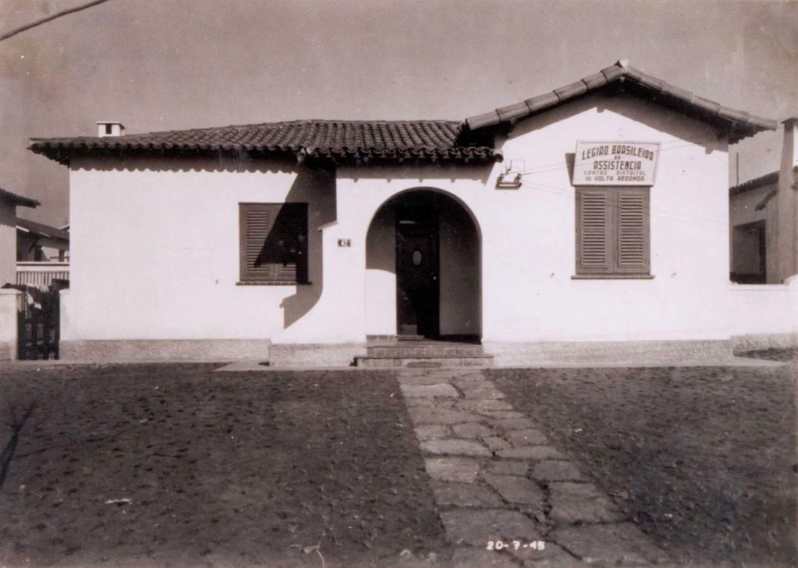 Fotografia histórica de Volta Redonda em identificação