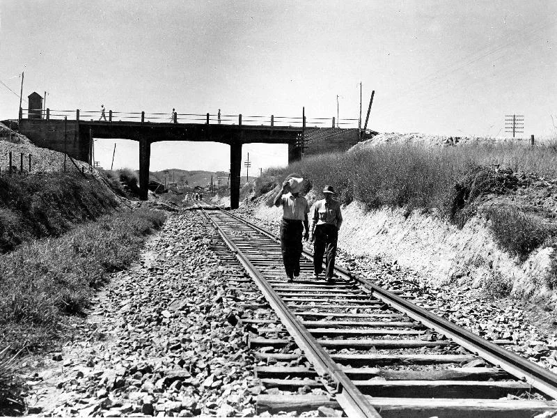Fotografia histórica de Volta Redonda em identificação