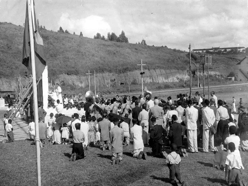 Fotografia histórica de Volta Redonda em identificação