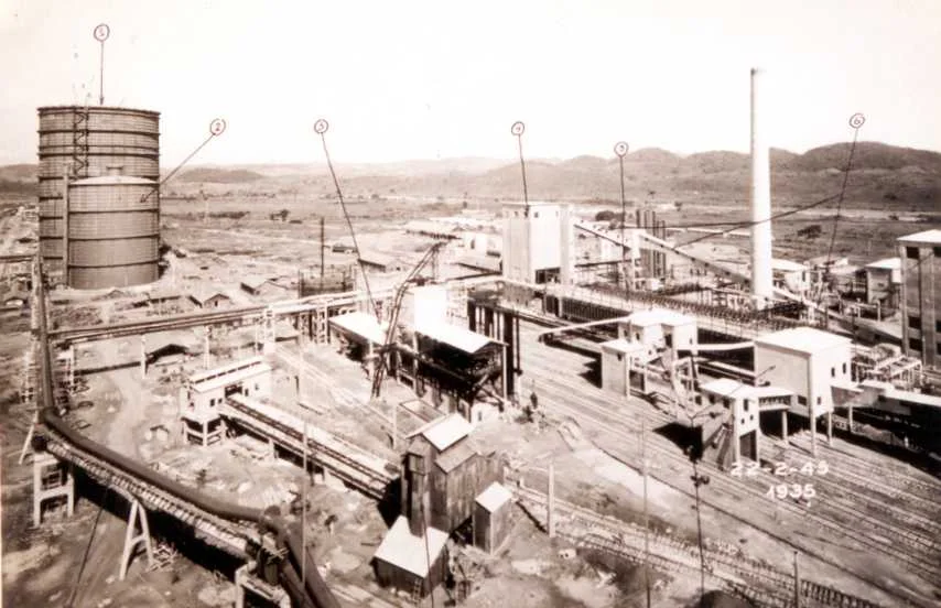 Fotografia histórica de Volta Redonda em identificação