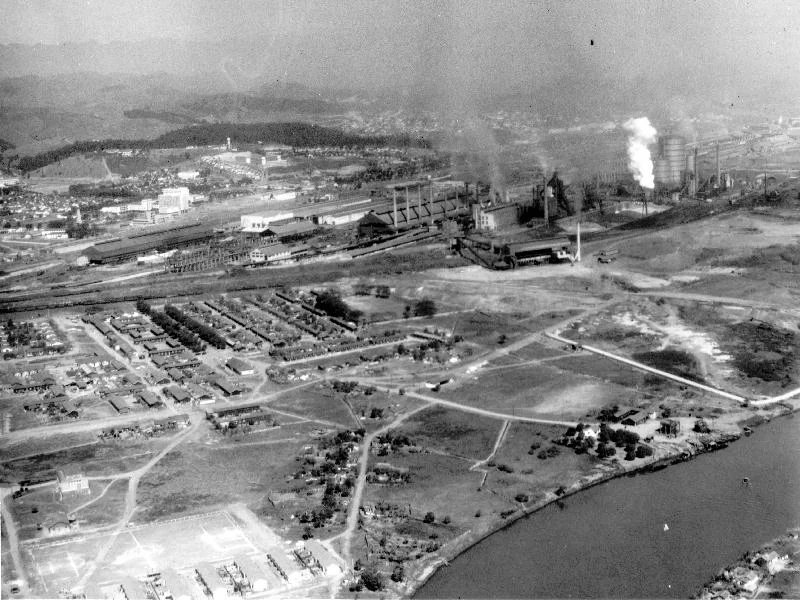 Fotografia histórica de Volta Redonda em identificação