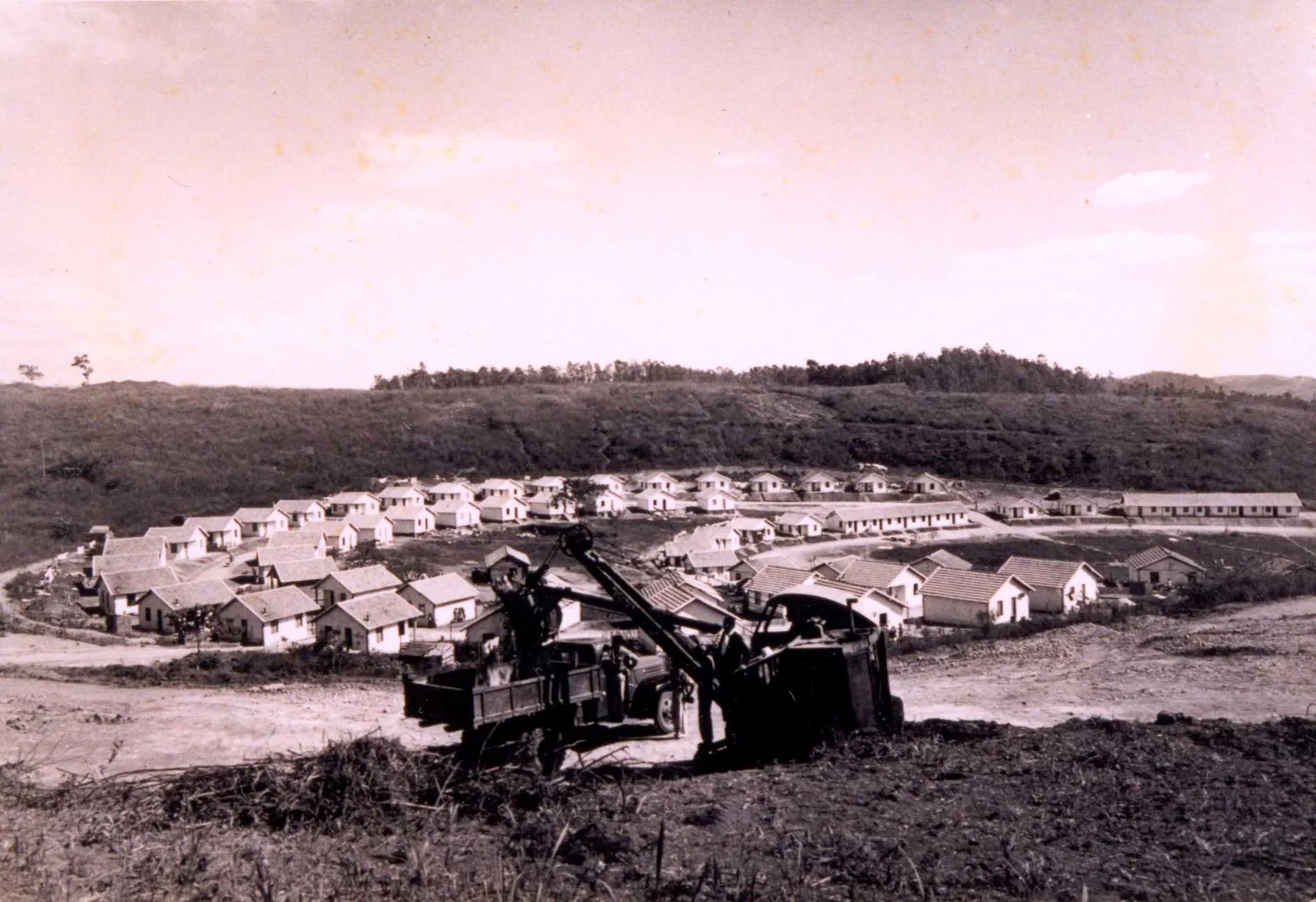 Fotografia histórica de Volta Redonda em identificação