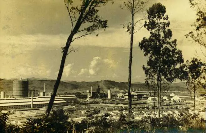 Fotografia histórica de Volta Redonda em identificação