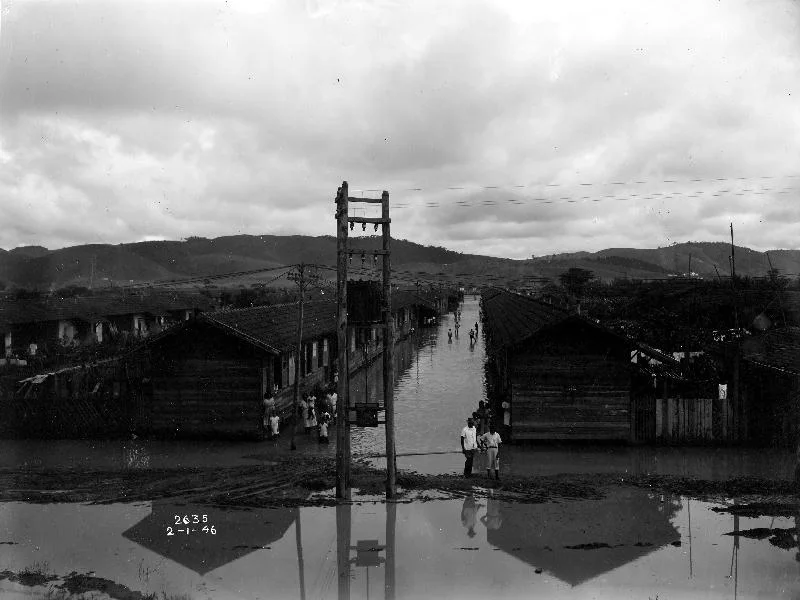 Fotografia histórica de Volta Redonda em identificação
