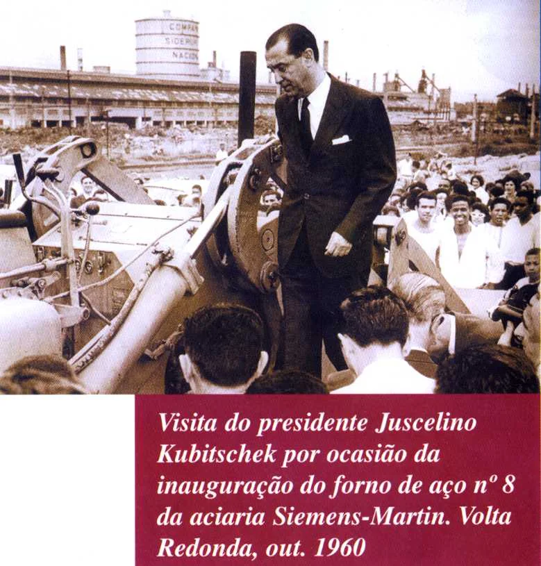 Fotografia histórica de Volta Redonda em identificação