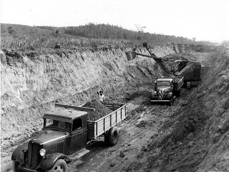 Fotografia histórica de Volta Redonda em identificação