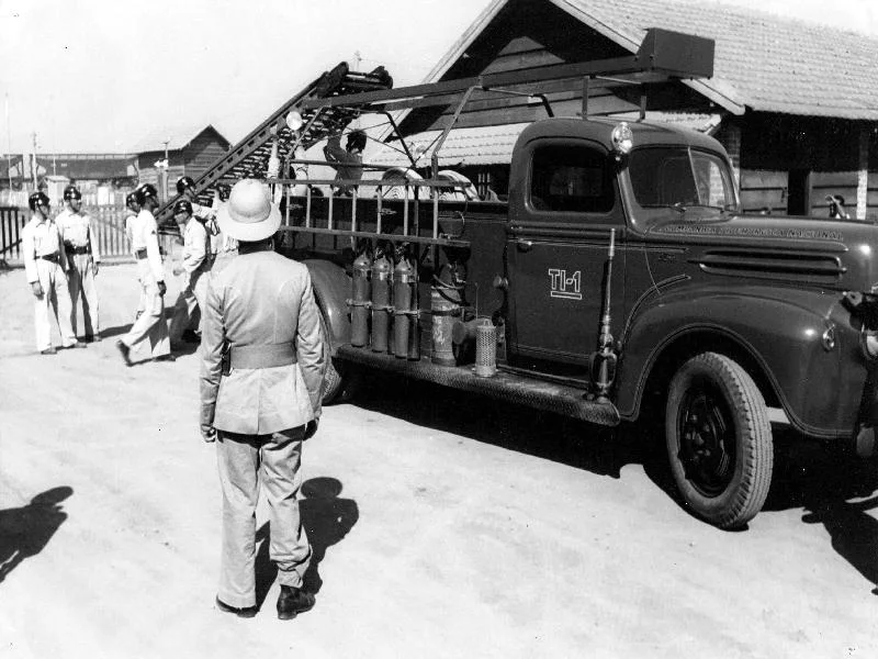Fotografia histórica de Volta Redonda em identificação
