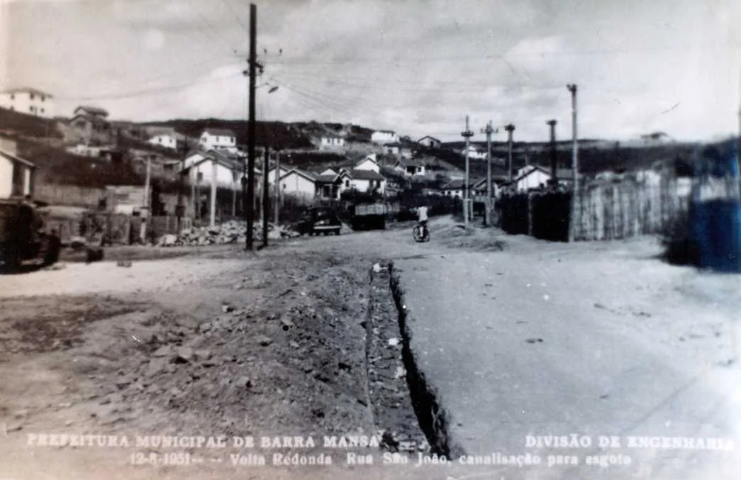 Fotografia histórica de Volta Redonda em identificação