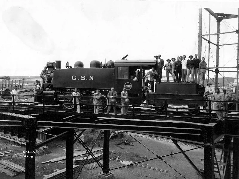 Fotografia histórica de Volta Redonda em identificação