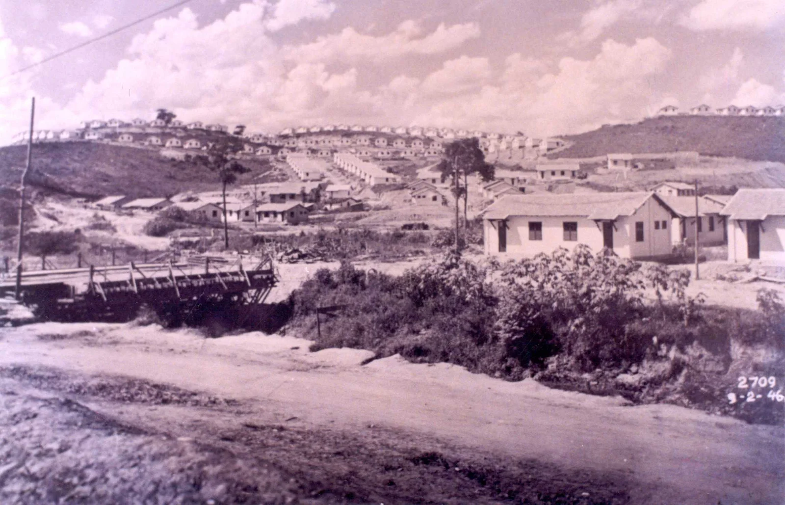 Fotografia histórica de Volta Redonda em identificação