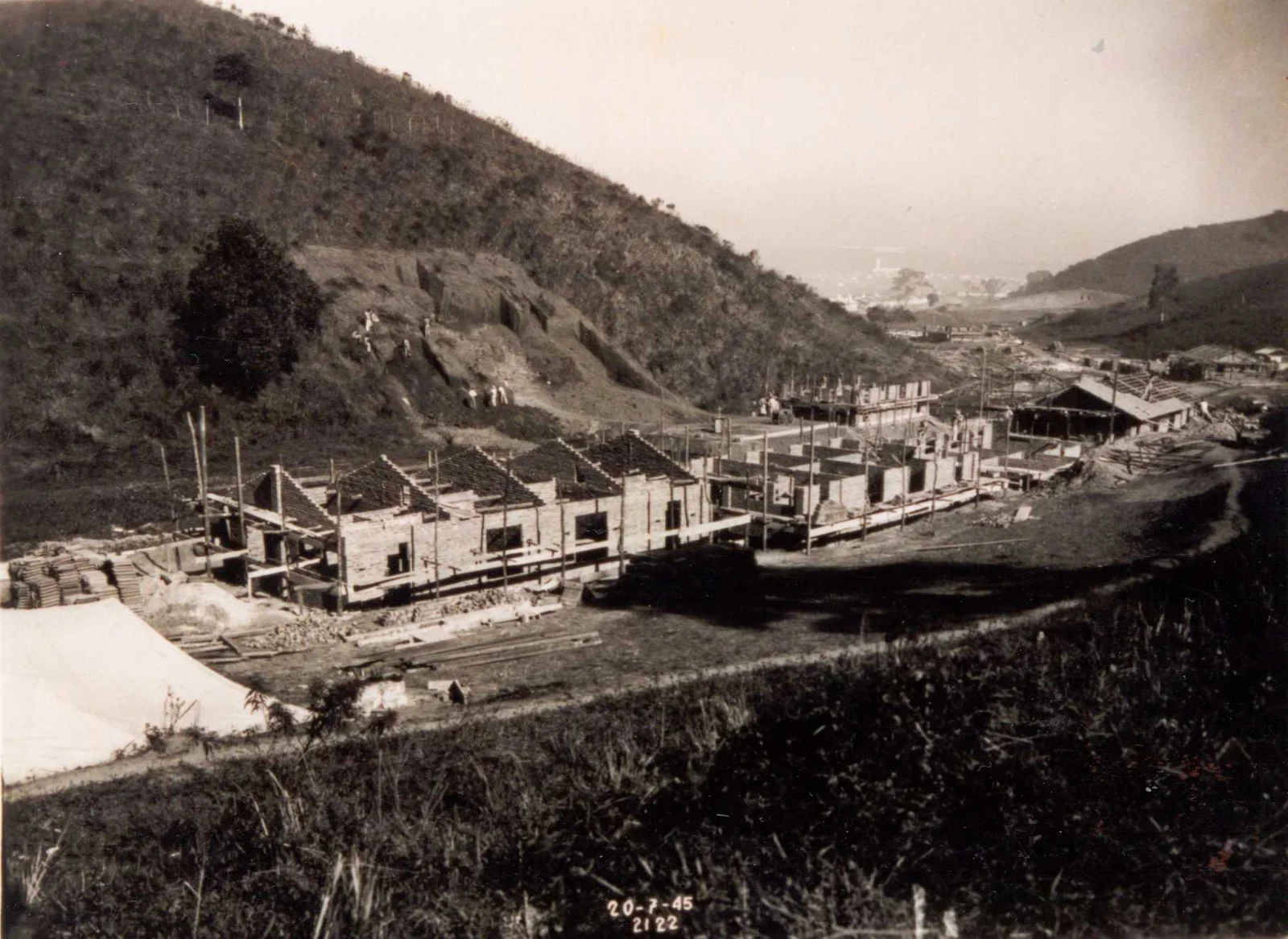 Fotografia histórica de Volta Redonda em identificação