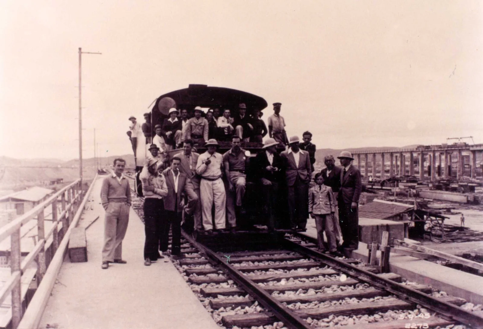 Fotografia histórica de Volta Redonda em identificação
