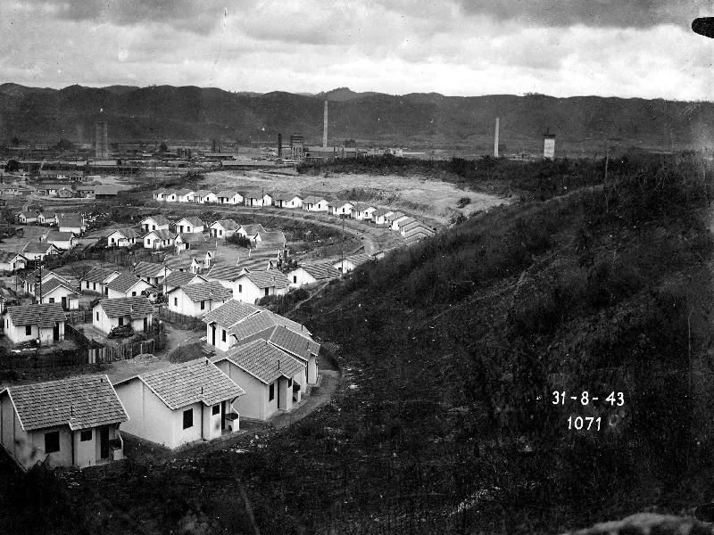 Fotografia histórica de Volta Redonda em identificação