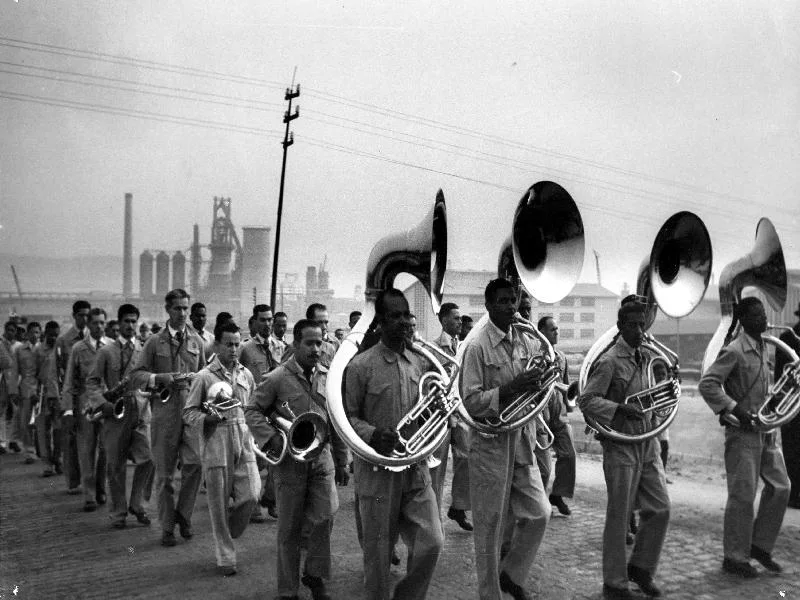 Fotografia histórica de Volta Redonda em identificação