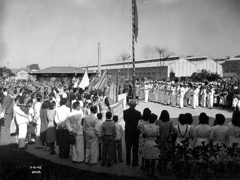 Fotografia histórica de Volta Redonda em identificação
