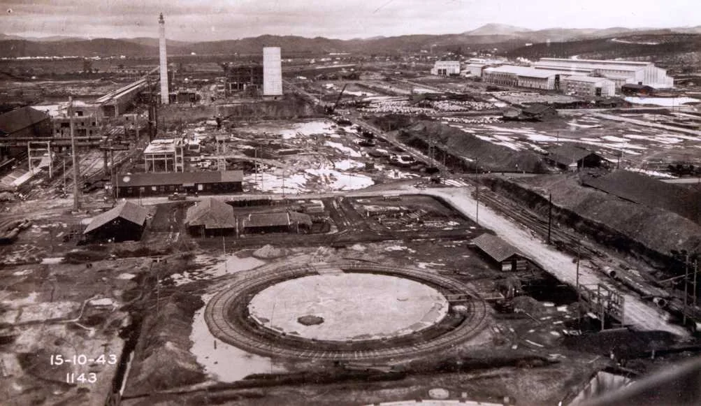 Fotografia histórica de Volta Redonda em identificação