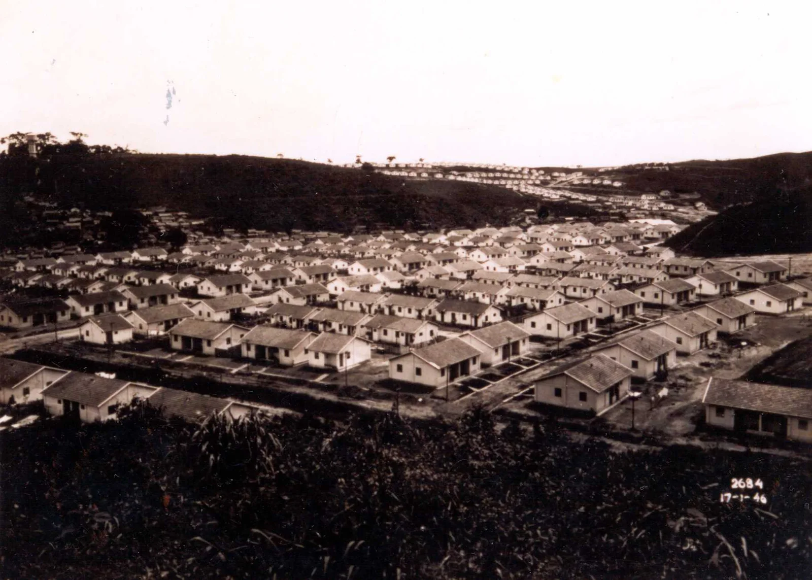 Fotografia histórica de Volta Redonda em identificação