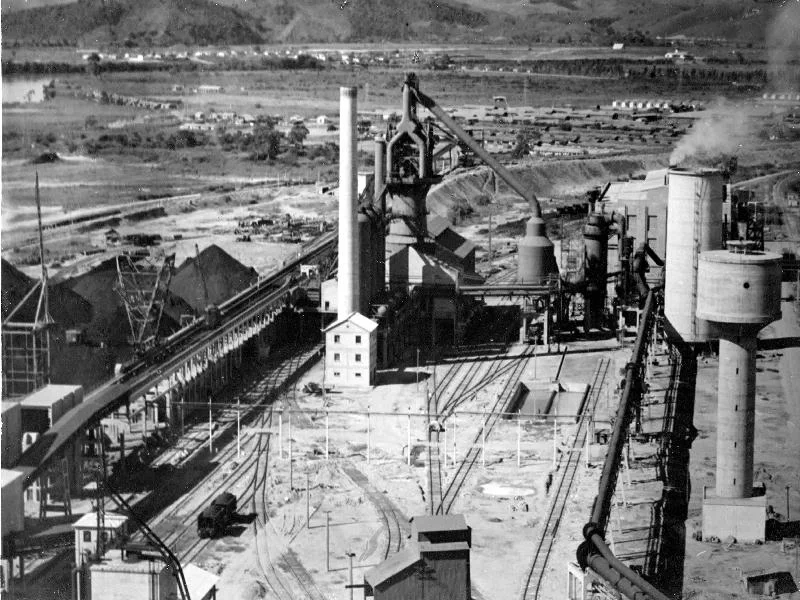 Fotografia histórica de Volta Redonda em identificação