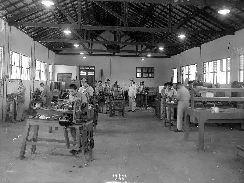 Fotografia histórica de Volta Redonda em identificação