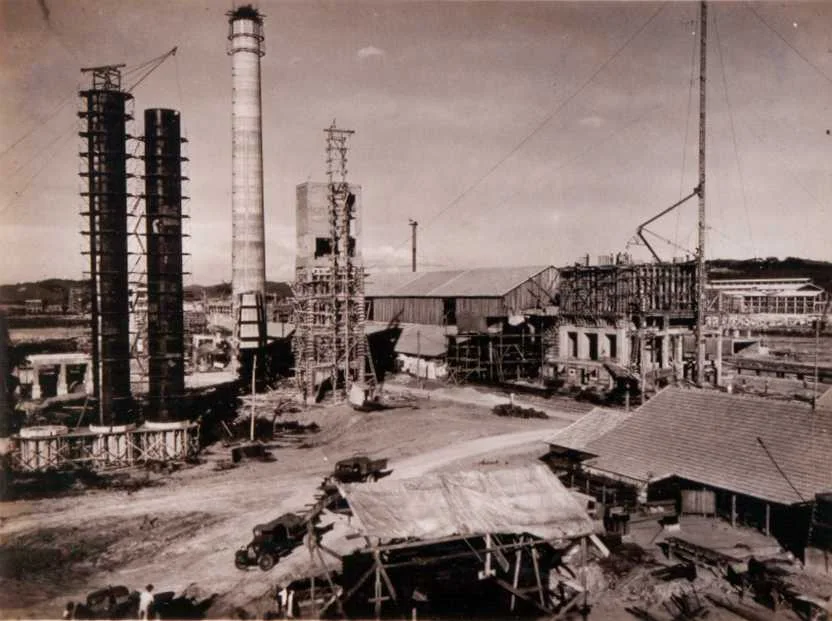 Fotografia histórica de Volta Redonda em identificação