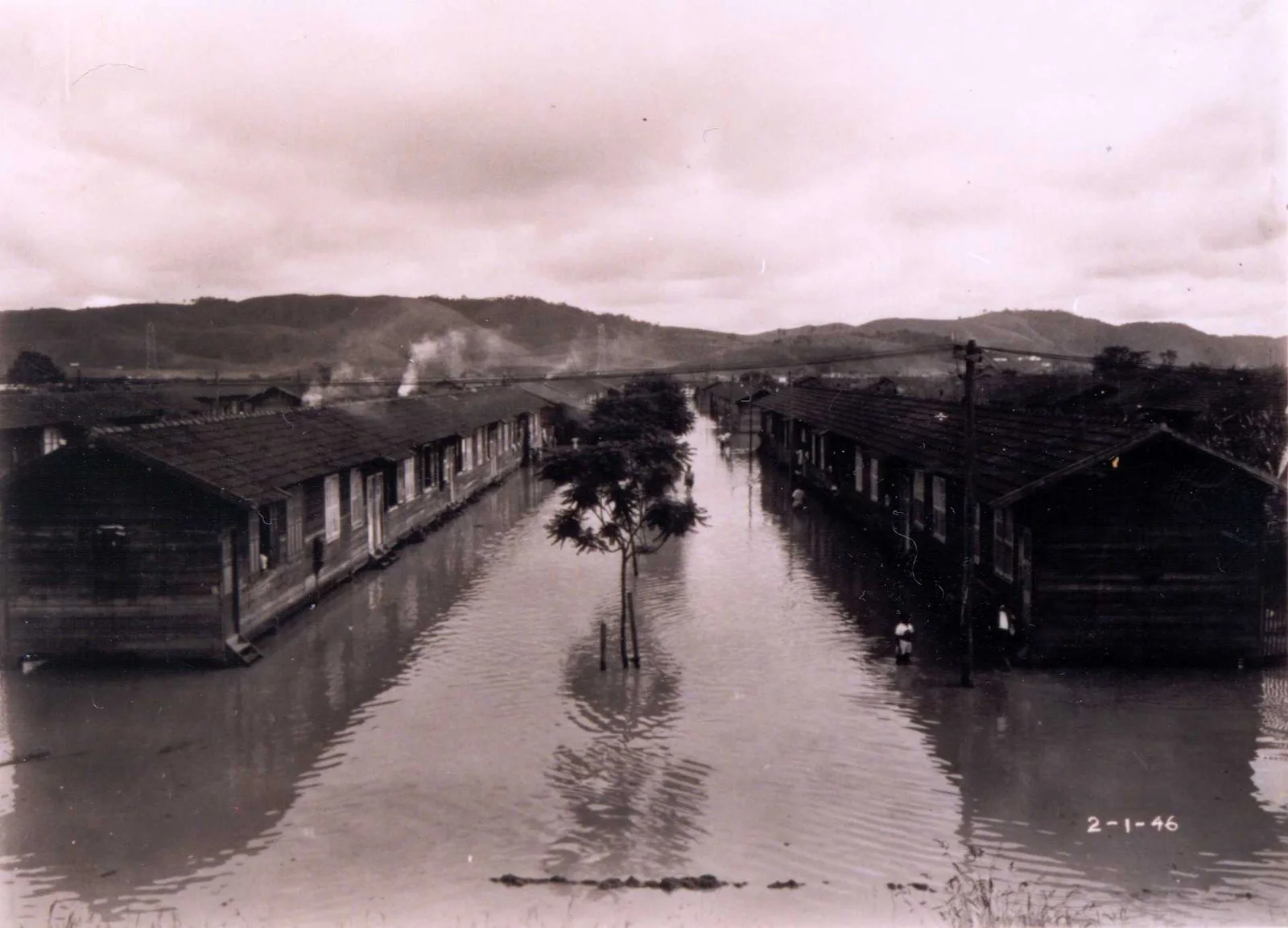 Fotografia histórica de Volta Redonda em identificação