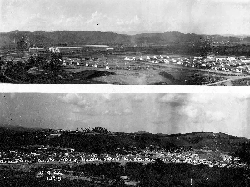 Fotografia histórica de Volta Redonda em identificação