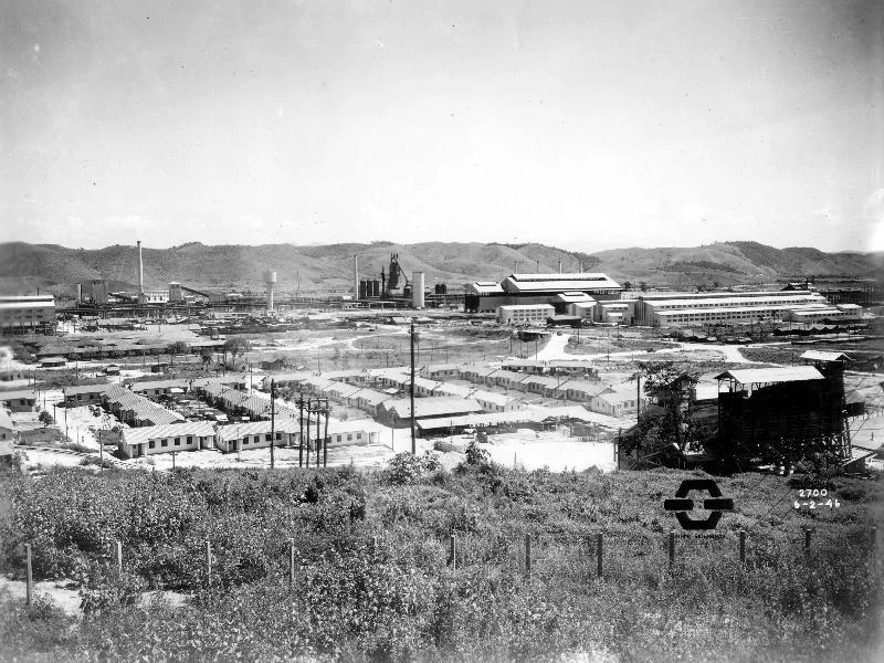 Fotografia histórica de Volta Redonda em identificação
