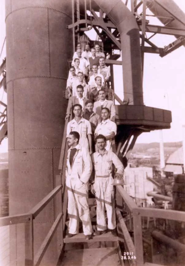Fotografia histórica de Volta Redonda em identificação