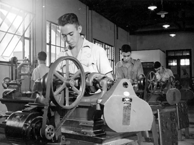 Fotografia histórica de Volta Redonda em identificação