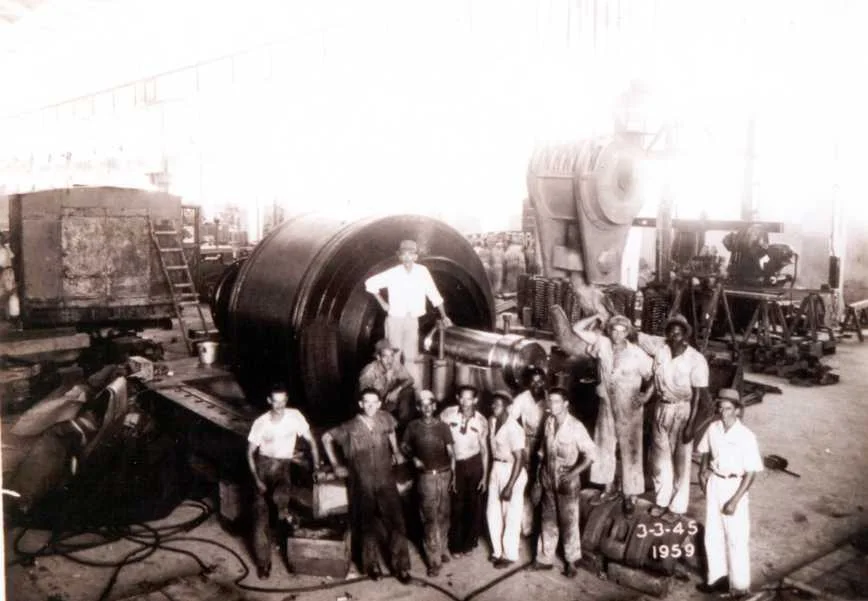 Fotografia histórica de Volta Redonda em identificação