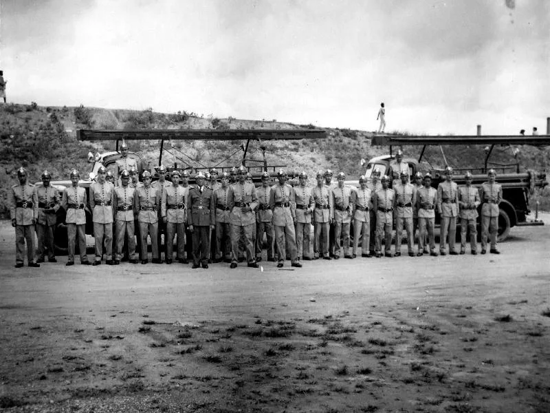 Fotografia histórica de Volta Redonda em identificação