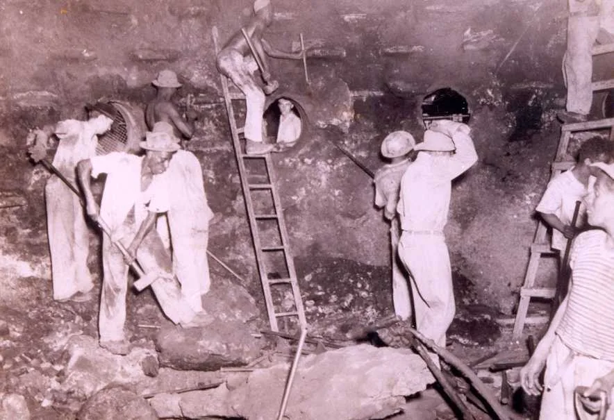 Fotografia histórica de Volta Redonda em identificação