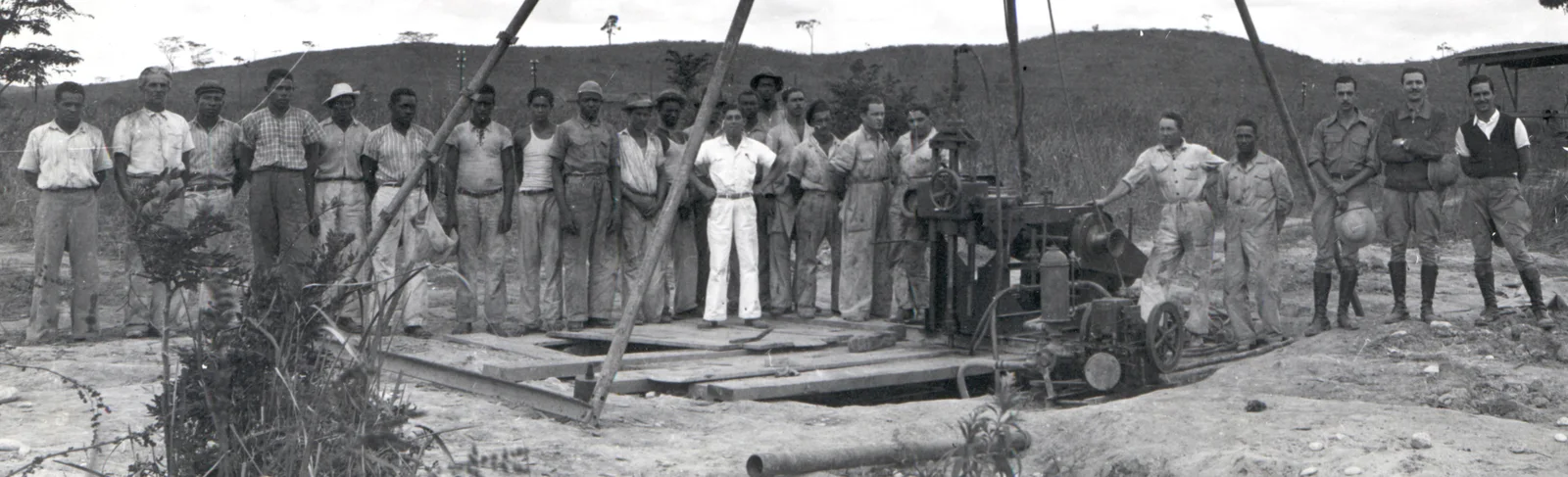 Fotografia histórica de Volta Redonda em identificação