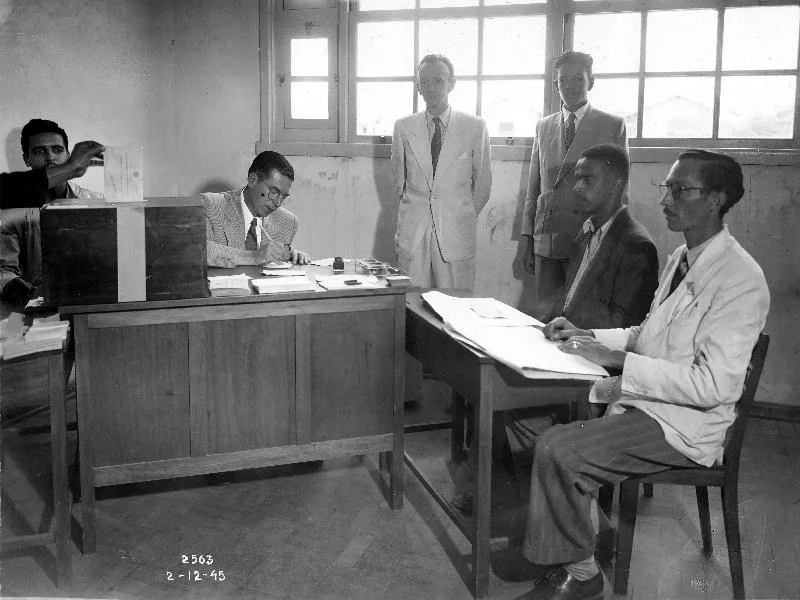 Fotografia histórica de Volta Redonda em identificação
