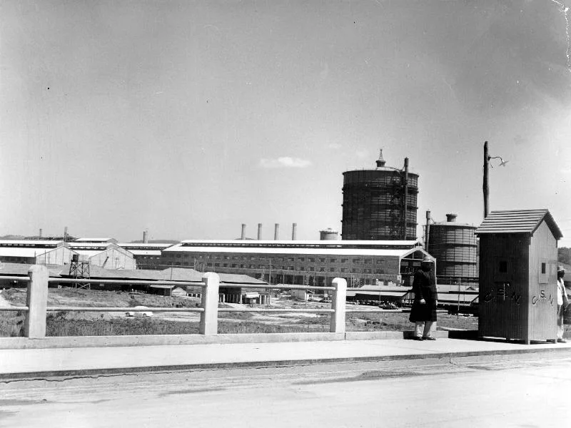 Fotografia histórica de Volta Redonda em identificação
