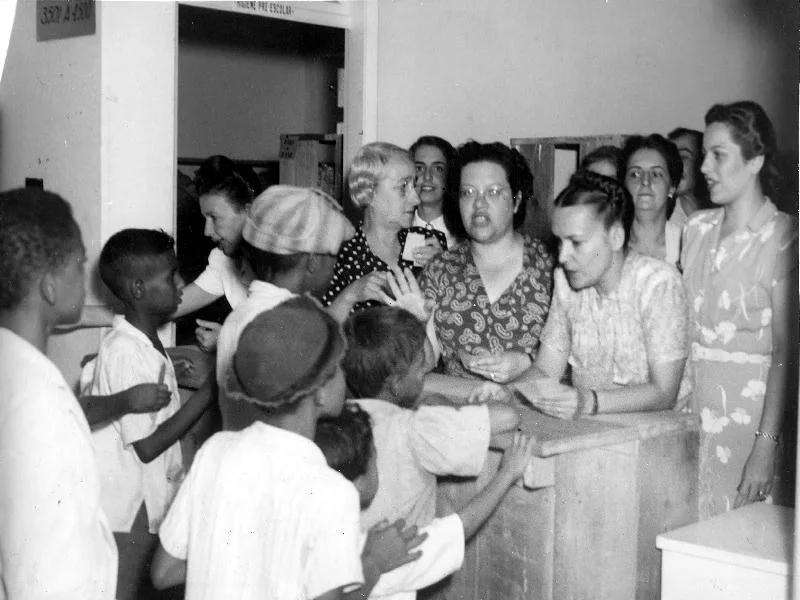 Fotografia histórica de Volta Redonda em identificação
