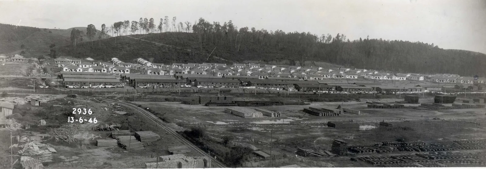 Fotografia histórica de Volta Redonda em identificação