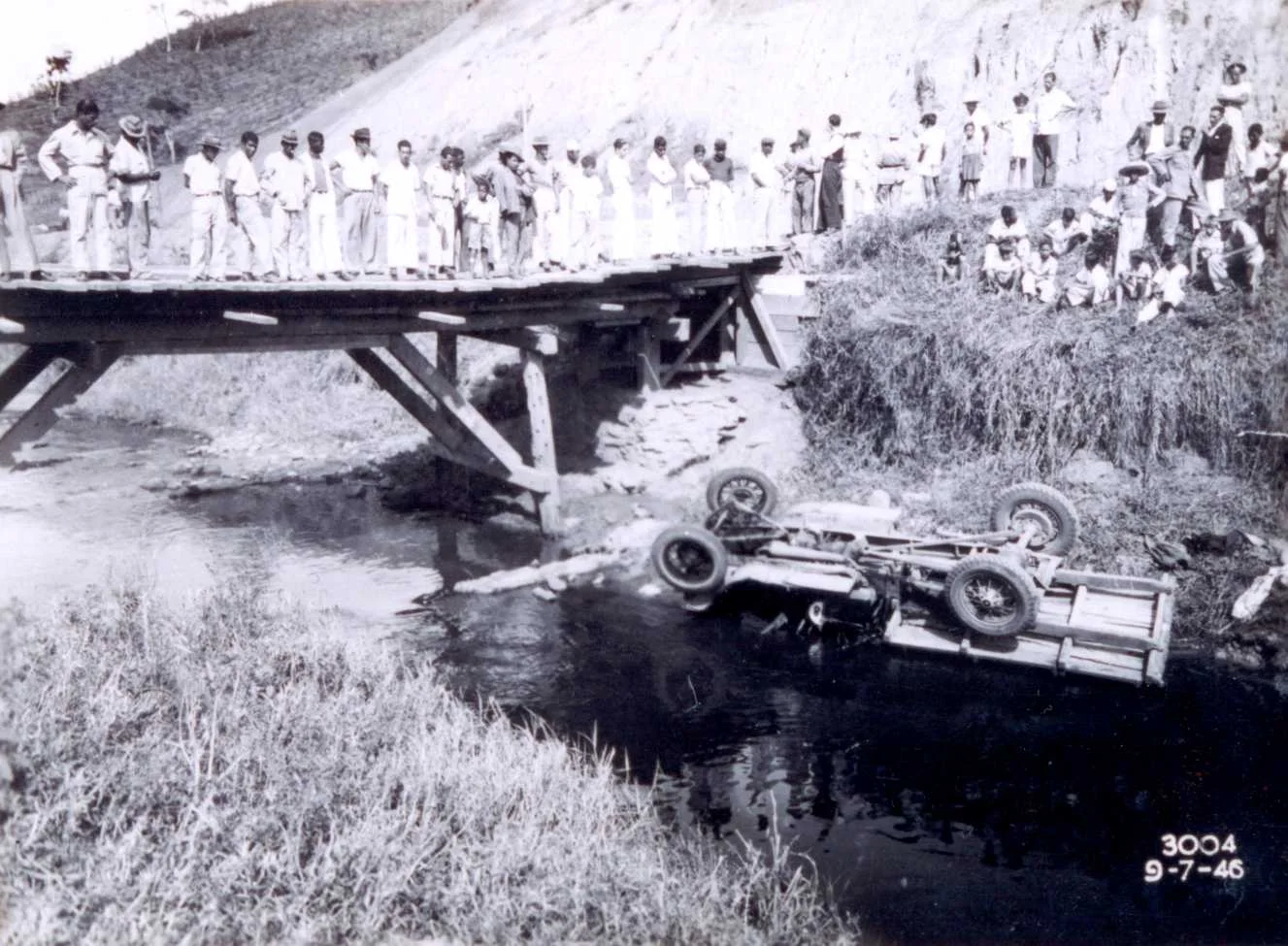 Fotografia histórica de Volta Redonda em identificação