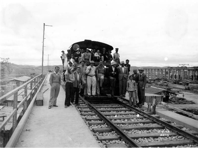 Fotografia histórica de Volta Redonda em identificação