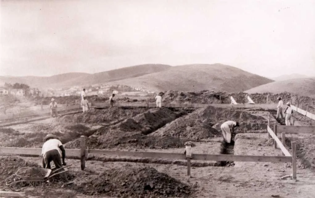Fotografia histórica de Volta Redonda em identificação