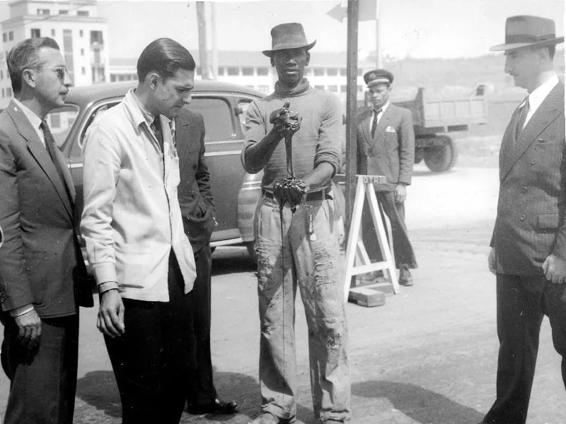 Fotografia histórica de Volta Redonda em identificação