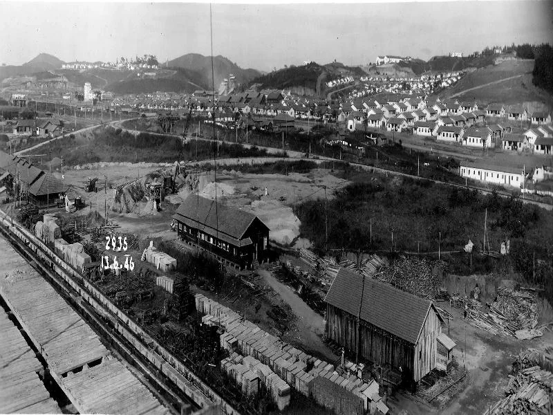 Fotografia histórica de Volta Redonda em identificação
