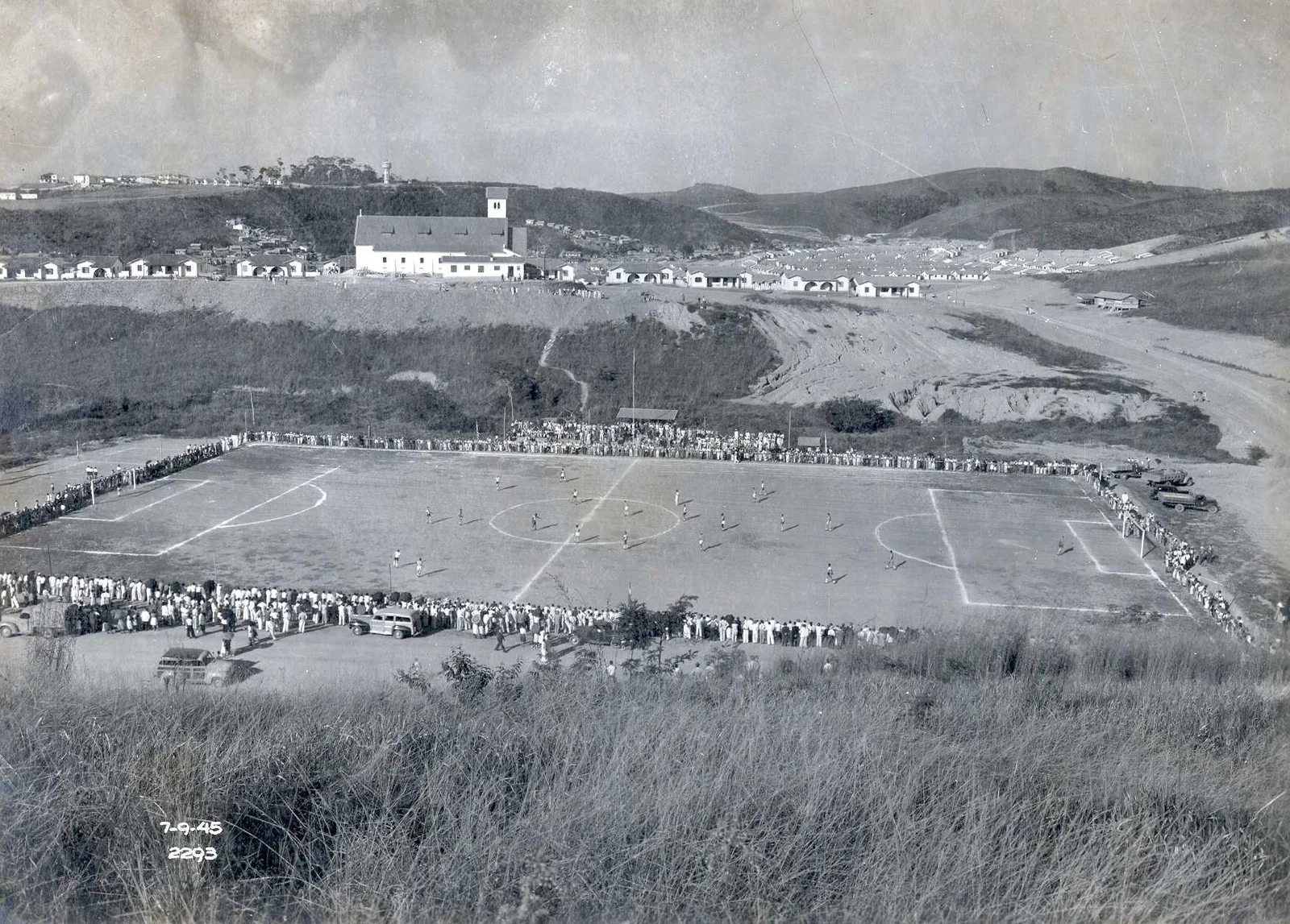 Fotografia histórica de Volta Redonda em identificação