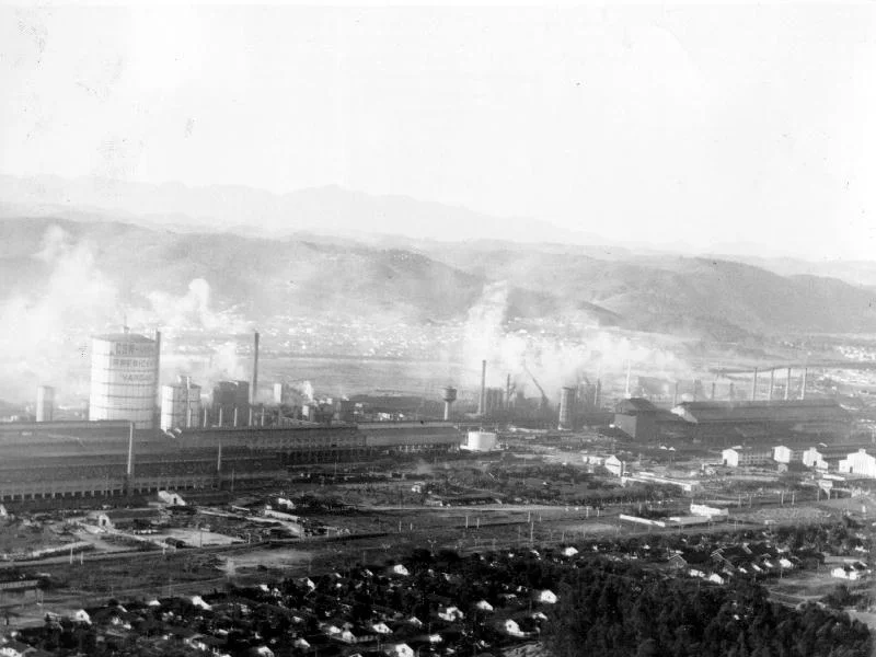 Fotografia histórica de Volta Redonda em identificação