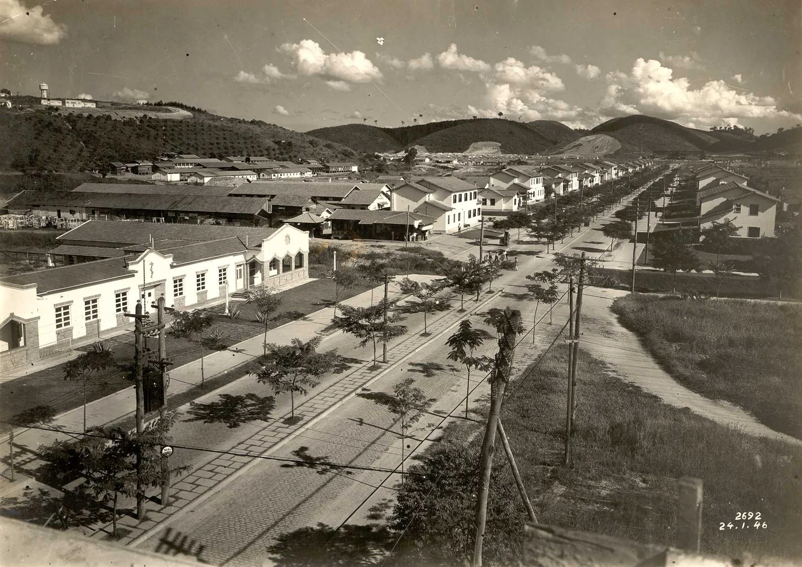 Fotografia histórica de Volta Redonda em identificação