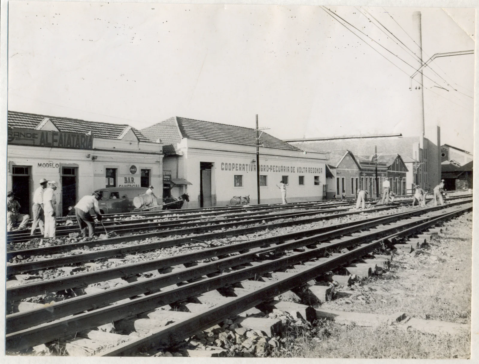 Fotografia histórica de Volta Redonda em identificação